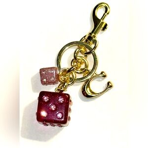 DICE WITH C BAG CHARM